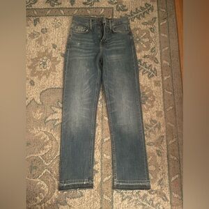 Zara Slim Cropped Denim Straight-Leg Jeans NWOT SIZE 4